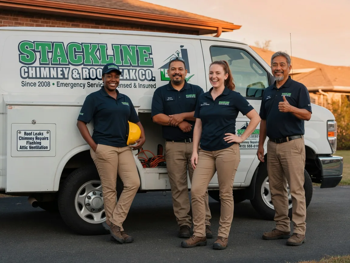 Chimney flashing repair company in Spruce, MI